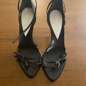 BCBG black sandals